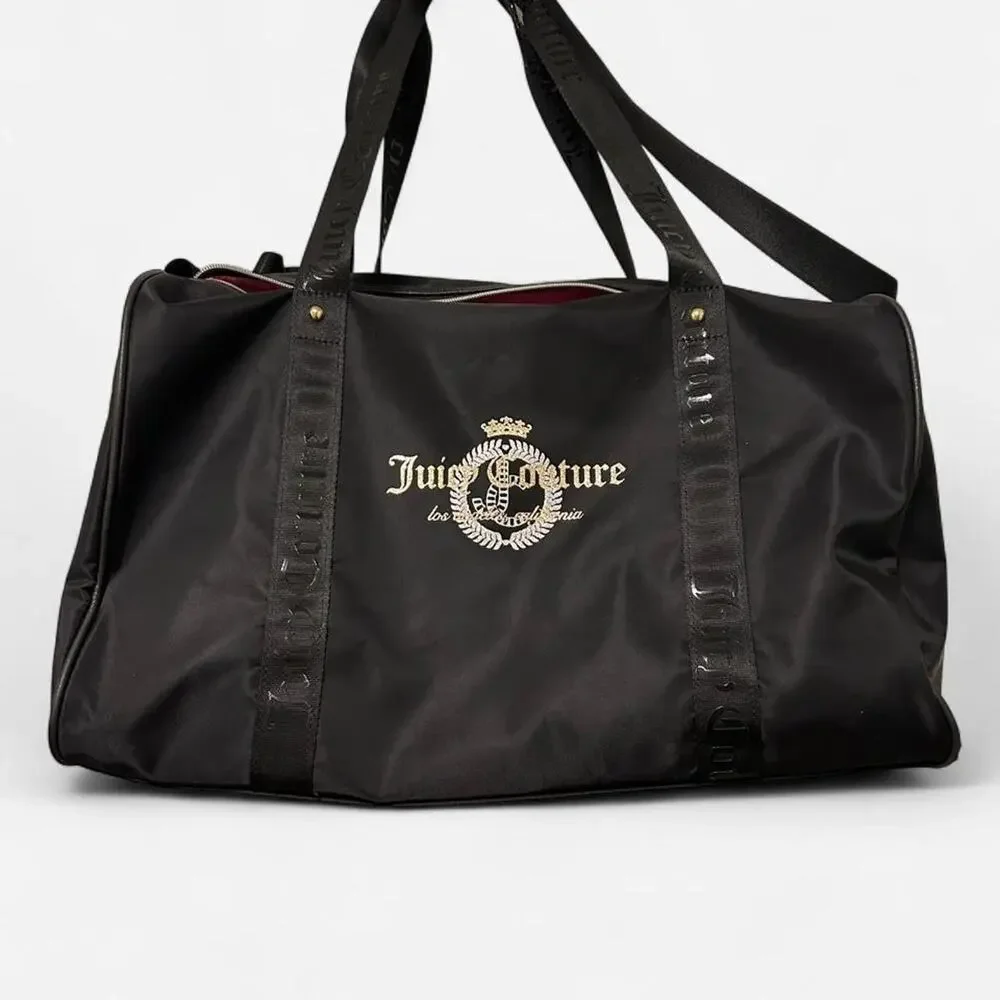 Juicy Couture Black Travel Duffel Bag